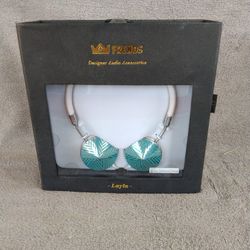 FRENDS Turquoise Layla Luxury Headphones - Brand New - Sleek and Stylish