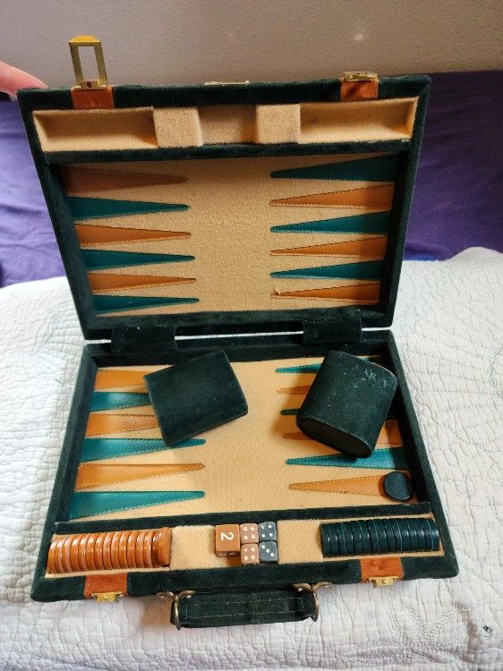 Vintage Pierre Cardin Backgammon Game