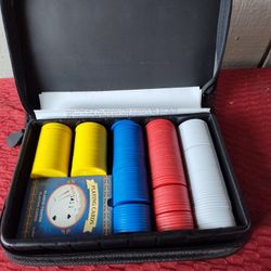 Poker Set With Zip Up Case