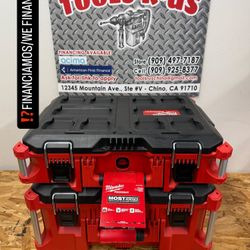 Milwaukee PACKOUT 22in Large Storage Box/Medium Storage Box**(FINANCIAMOS/WE FINANCE)**