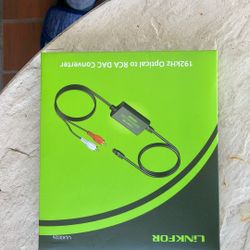 Optical To RCA  DAC  Converter 