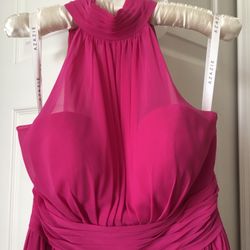 Azazie Iman Fuchsia Bridesmaid/Ball Gown