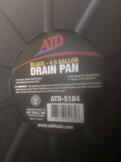 Oil Drain Pan