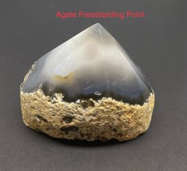 Agate Genuine Freestanding Point from Brazil 309g