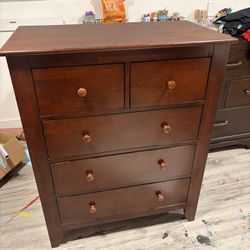 Pali Salerno Dresser Set - 5-Drawer & Double Dresser - Solid Wood