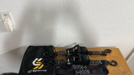 Strapinno retractable heavy duty ratchet tiedown