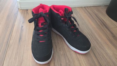 Black and Red High-Top Sneakers size 5