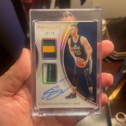 Immaculate Gordon Hayword Autographed Card 10/20