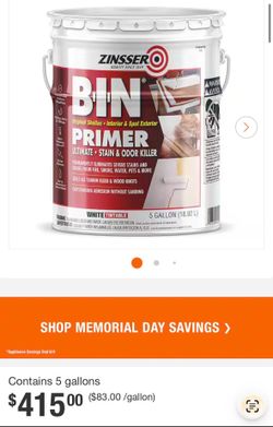 Shellac Based White Interior primer and sealer