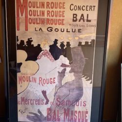 5ft Moulin Rouge Frames Poster