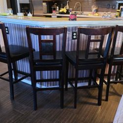 4 Bar Stool Madera
