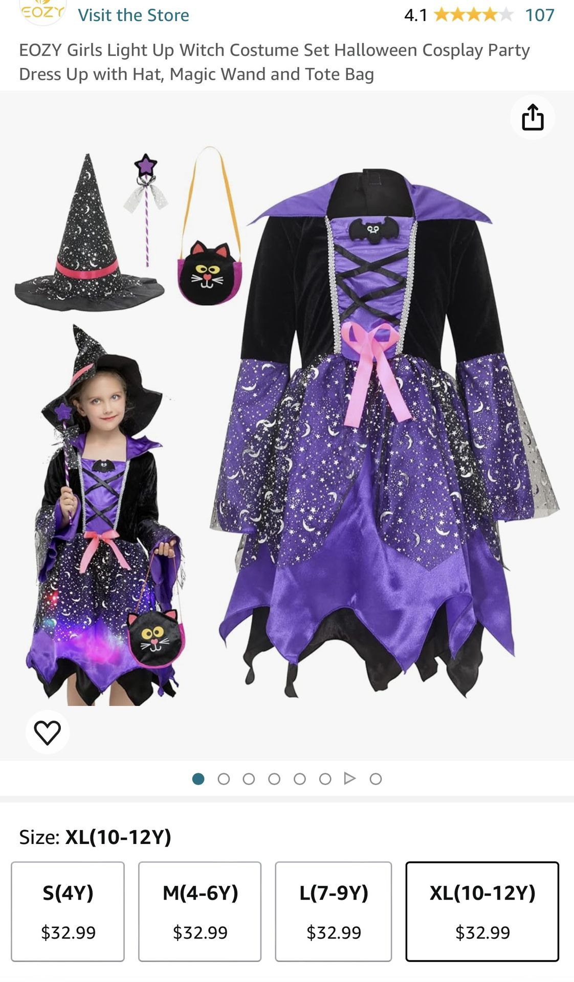 Witch Halloween Costume 