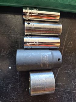 Metric sockets 21,21,22,32,36