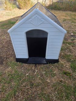 Large plastic dog house