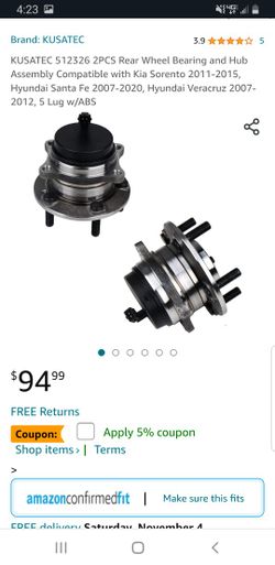 Wheel Hubs Fits Several Kia's And Hyundai's 