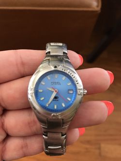 Fossil silver watched