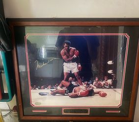 Autographed Muhammad Ali poster