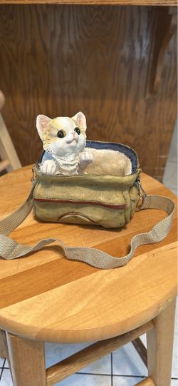 Vantage Decorative cat in a Bag