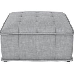 Brand New DHP Darcy Ottoman for Modular Sectional Sofa, Gray Linen