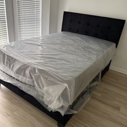 New Full Bed Wht Matres For $299