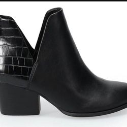 New In Box So Barb Womens Booties Black Boot Shoes Size 6 Zapatos De Mujer Botas Tamanio 6