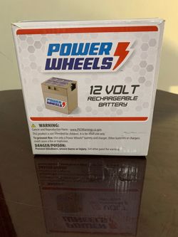 Brand New - Fisher-Price Power Wheels 12-Volt Rechargeable Battery