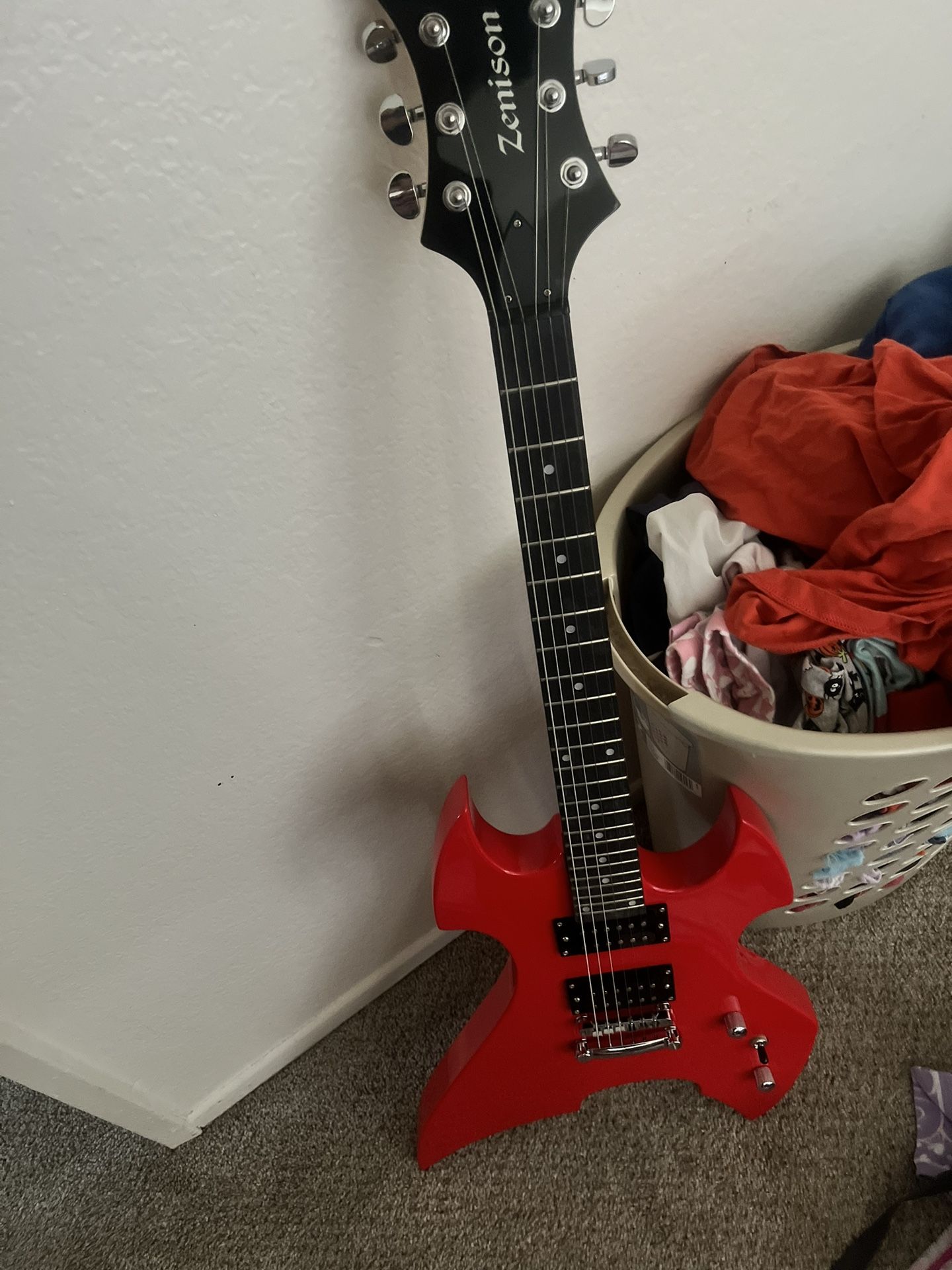 Red Electric Guitar 