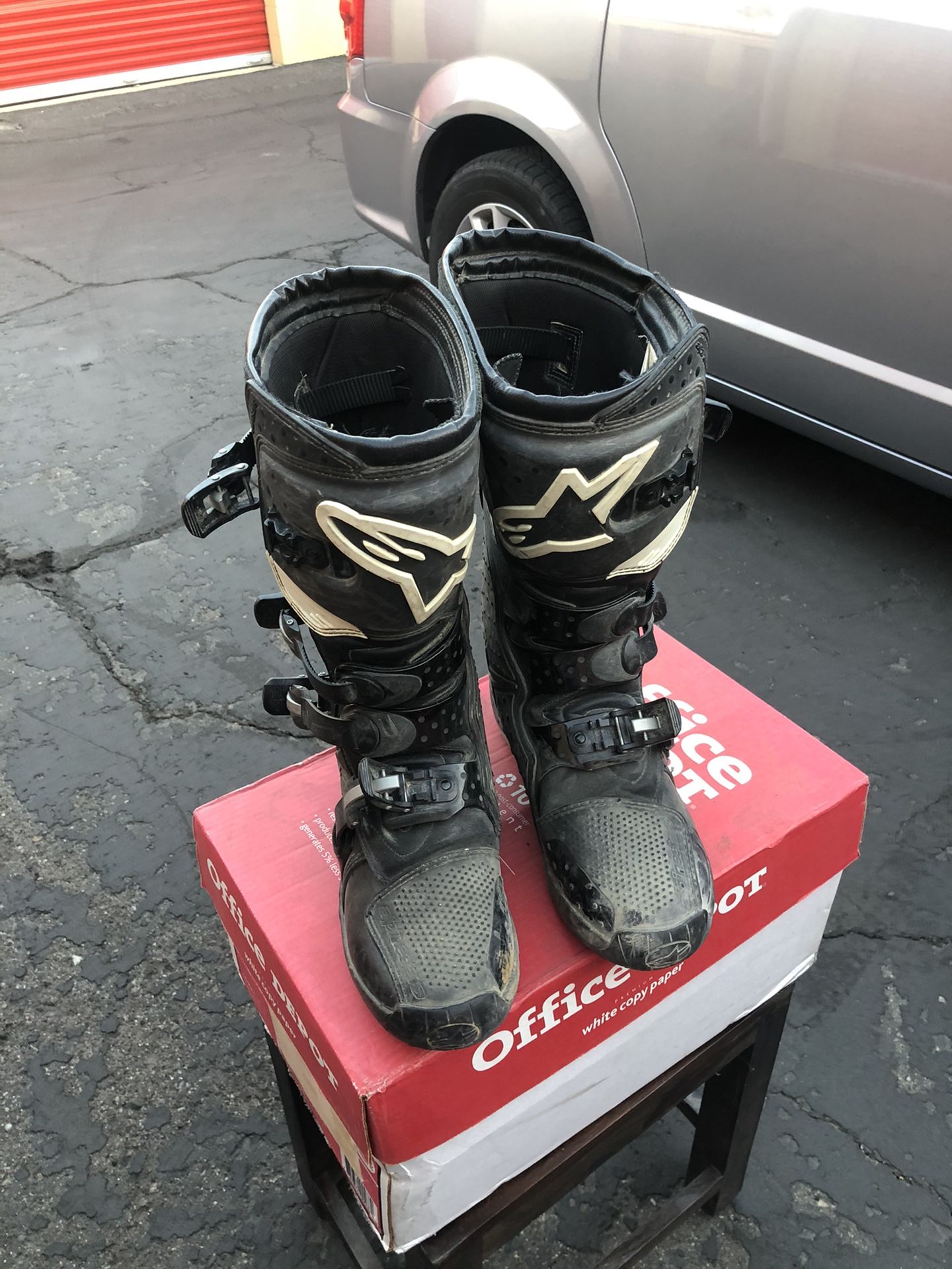 Alpine star dirt bike boots size 12