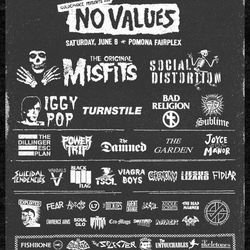 NO VALUES MUSIC FEST  - 2 tix