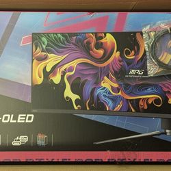 MSI - MPG 491CQP QD-OLED 49" 5120x1440 (DQHD) Curved OLED Quantum Dot Monitor 144Hz 0.03ms(GTG) HDR400 Type-C DisplayPort HDMI - Black