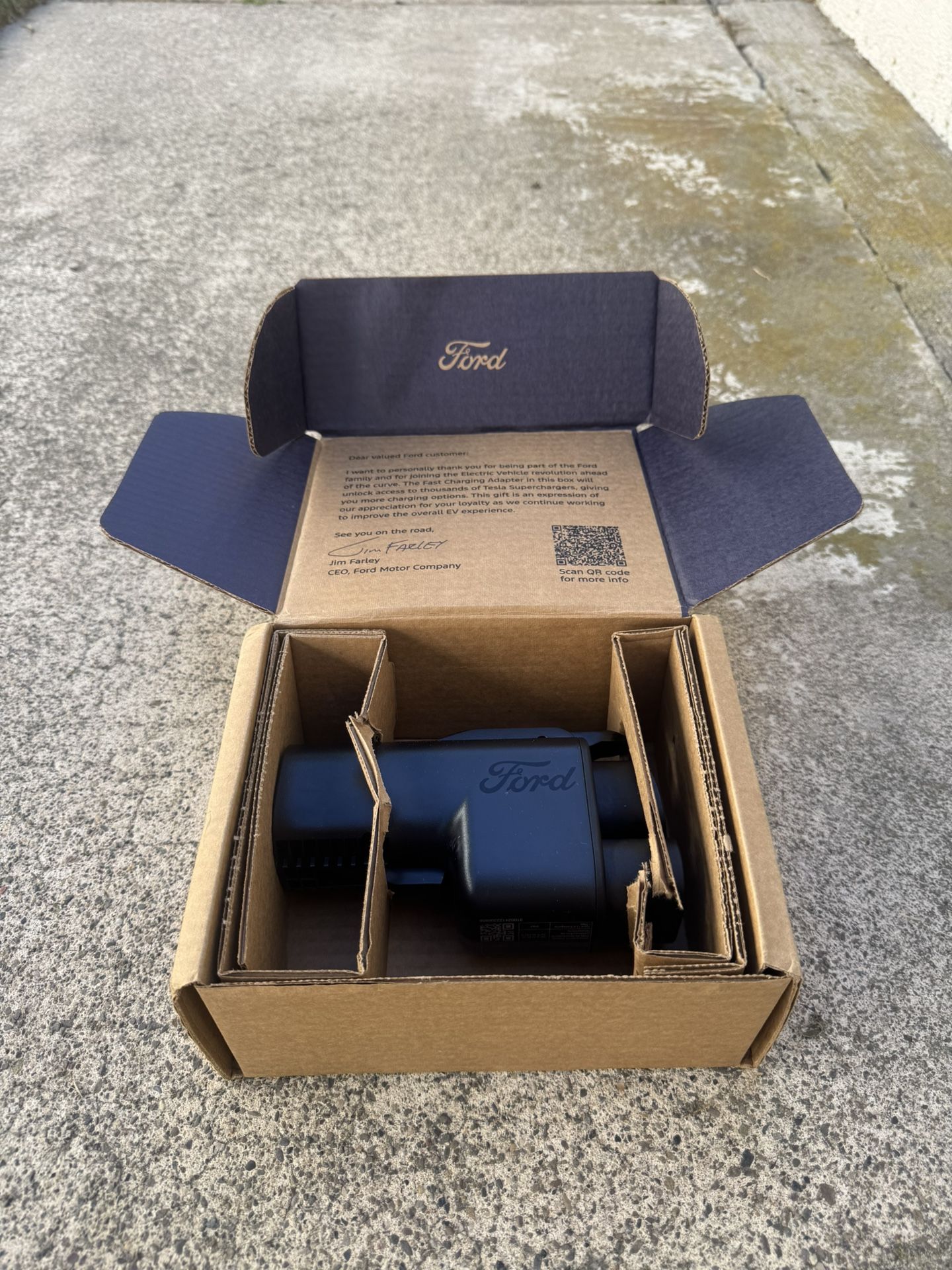 Ford Tesla Fast Charging Adapter