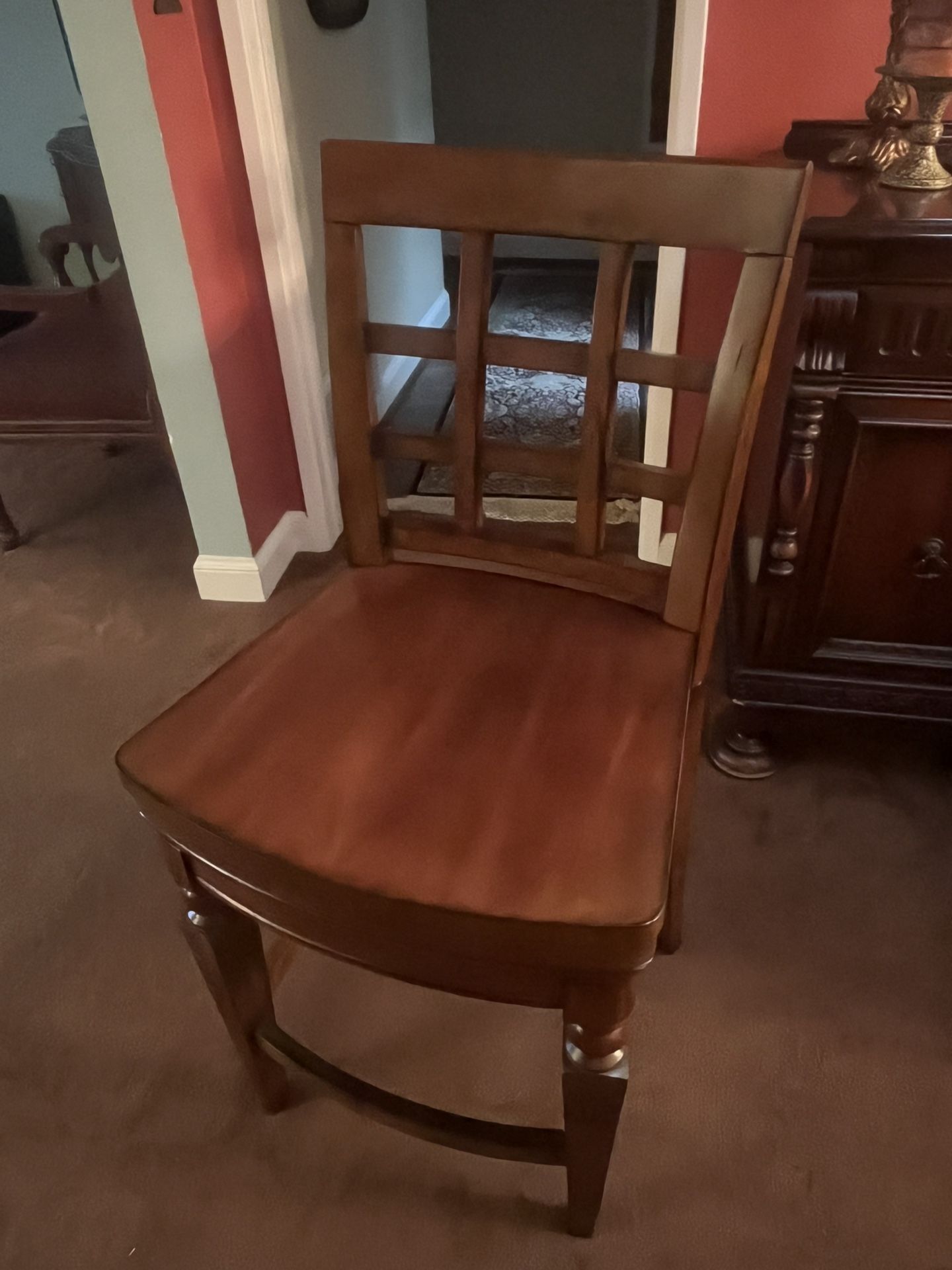 3 Frontgate Wooden Swivel Counter Stools Napa Collection