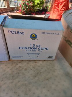 Portion Cup With Lid(plastic).