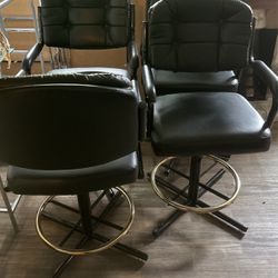 Leather Faux Bar Stool