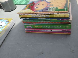 Coloring books, crayons, books,yo yos bundle