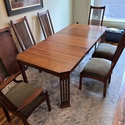 Bent Wood Mission Dining Table