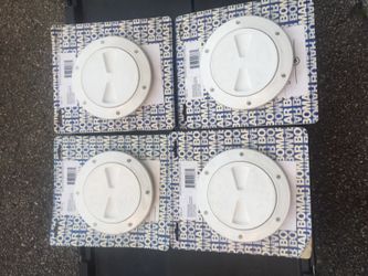 Bomar Pompanette Three Deck Plates 4"