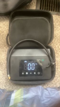 Portable Digital Tire Inflator with Carrying Case