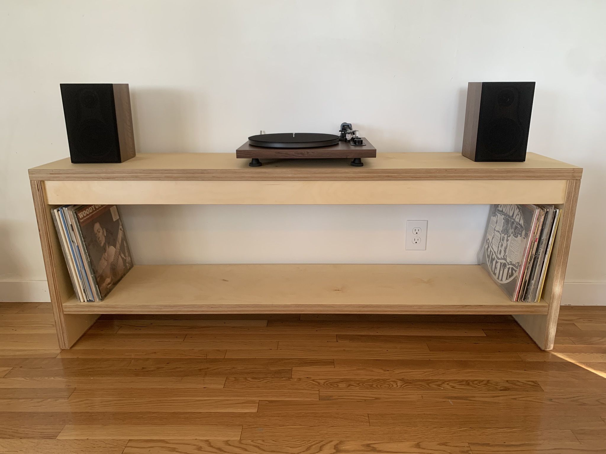 Record LP TV Media Cabinet Sideboard Hutch Credenza Unit Stand