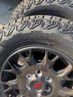 Trd black rims n wheels
