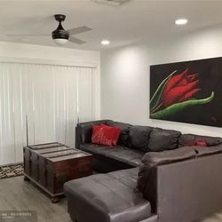 All Leather Sectional Sofa/couch