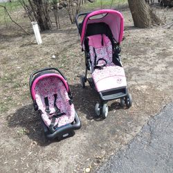 MINNIE MOUSE. STROLLER SET