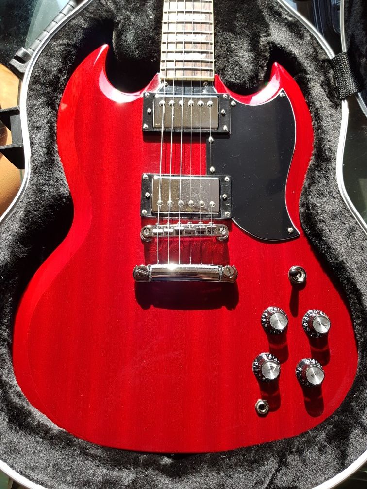 New Gibson SG guitar. "COPY" ??