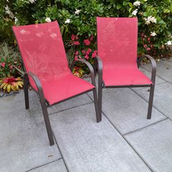 Set Of Two Outdoor Chairs