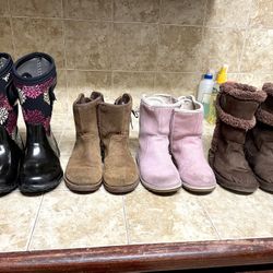 BUNDLE Girl Boots Size 10 & 11