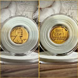 1944 D/s Wheat Penny Error Coin 