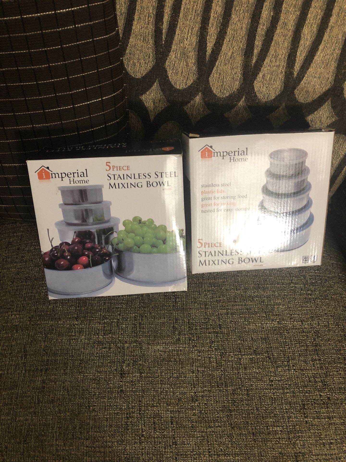 2 set Stainless Steel. Please see all the pictures and read the description