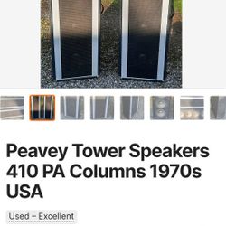 Peavey Tower Speekers 1970S