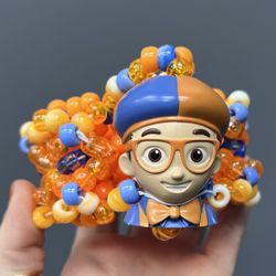 Kandi Cuff Bracelet - Blippi