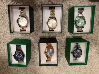 Set of 6 Fashion Watches in Gift Boxes